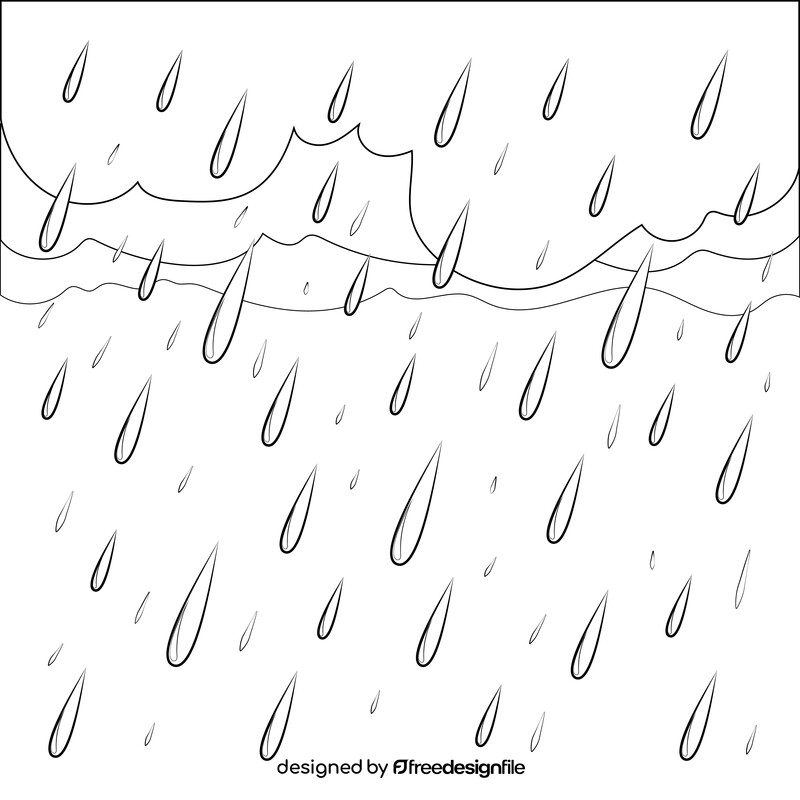 rain drawing