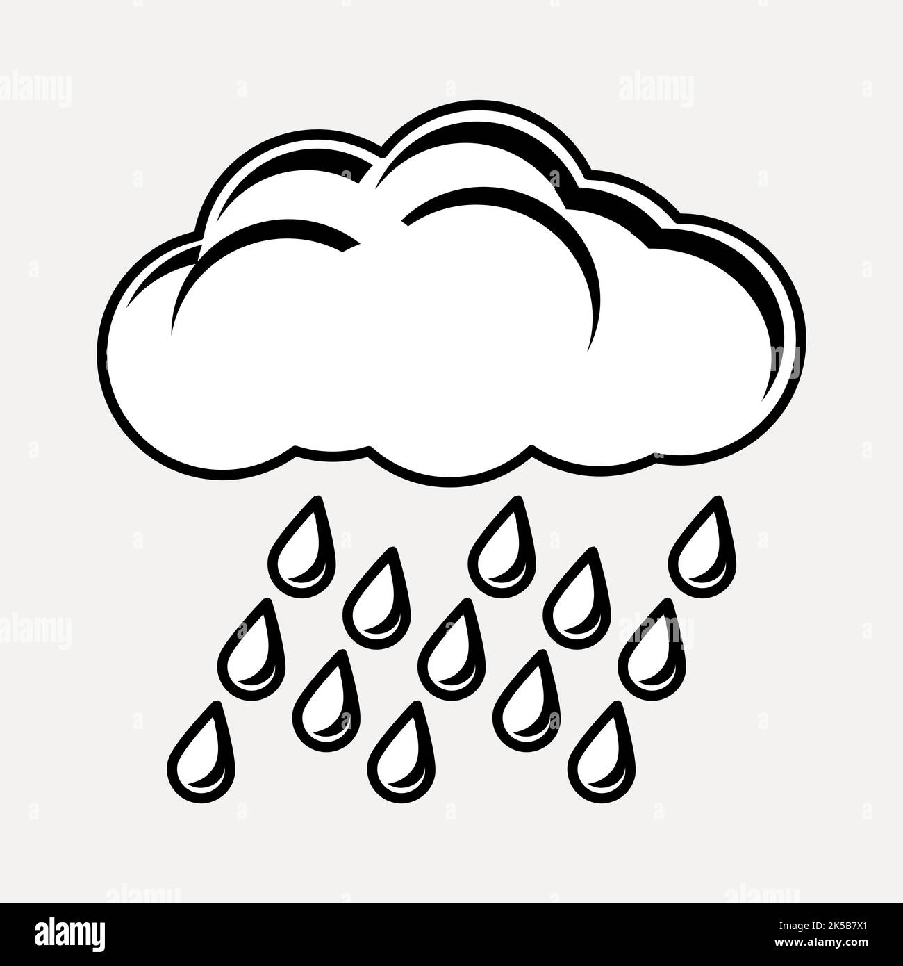 Raining Cloud Drawing Hi res Stock Photography And Images Alamy