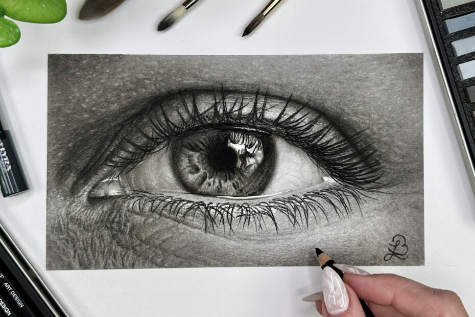 Realistic Eye Drawing Tutorial With Leanne Bishop Strathmore