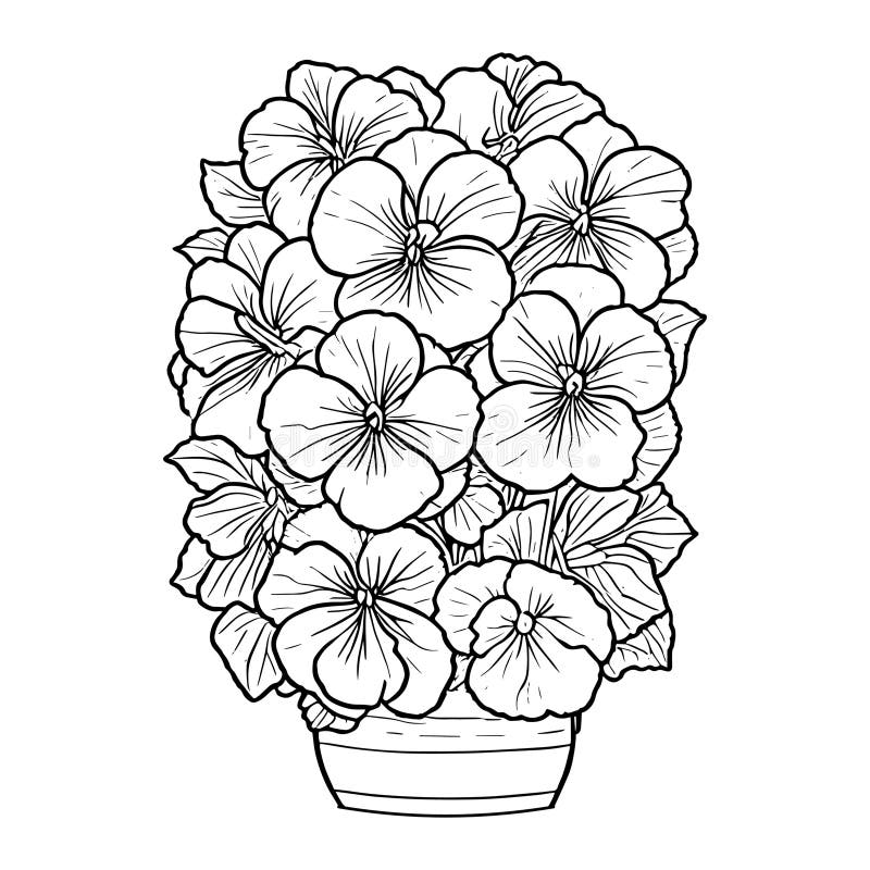 drawings of flowers to color
