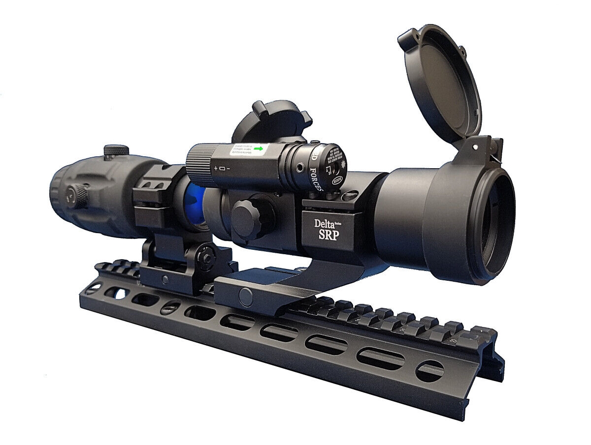 Red Dot Reflex Scope With Flip To Side Magnifier Combo Aimpro Rifle Scope EBay