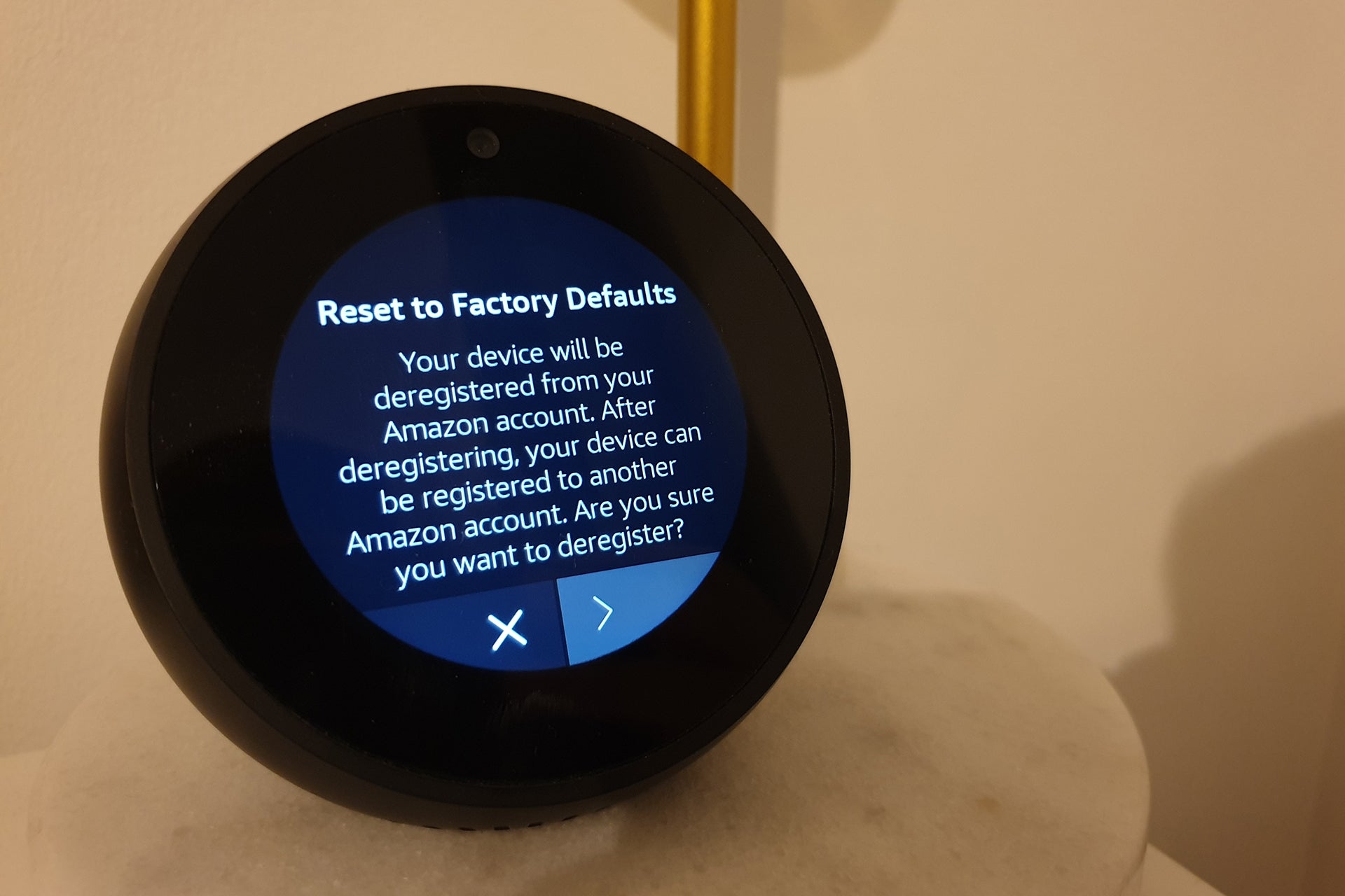 how to restart alexa echo dot