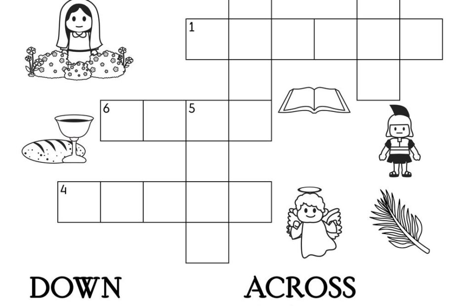 Resurrection Sunday Crossword Puzzle Beeloo Printable Crafts And