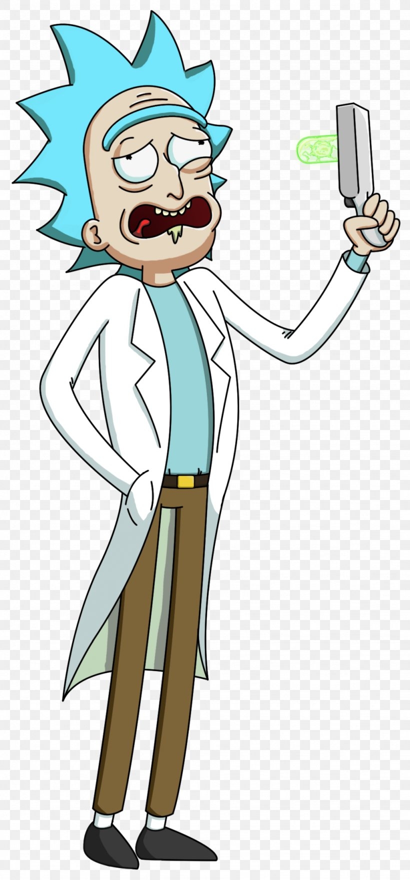 drawing rick and morty