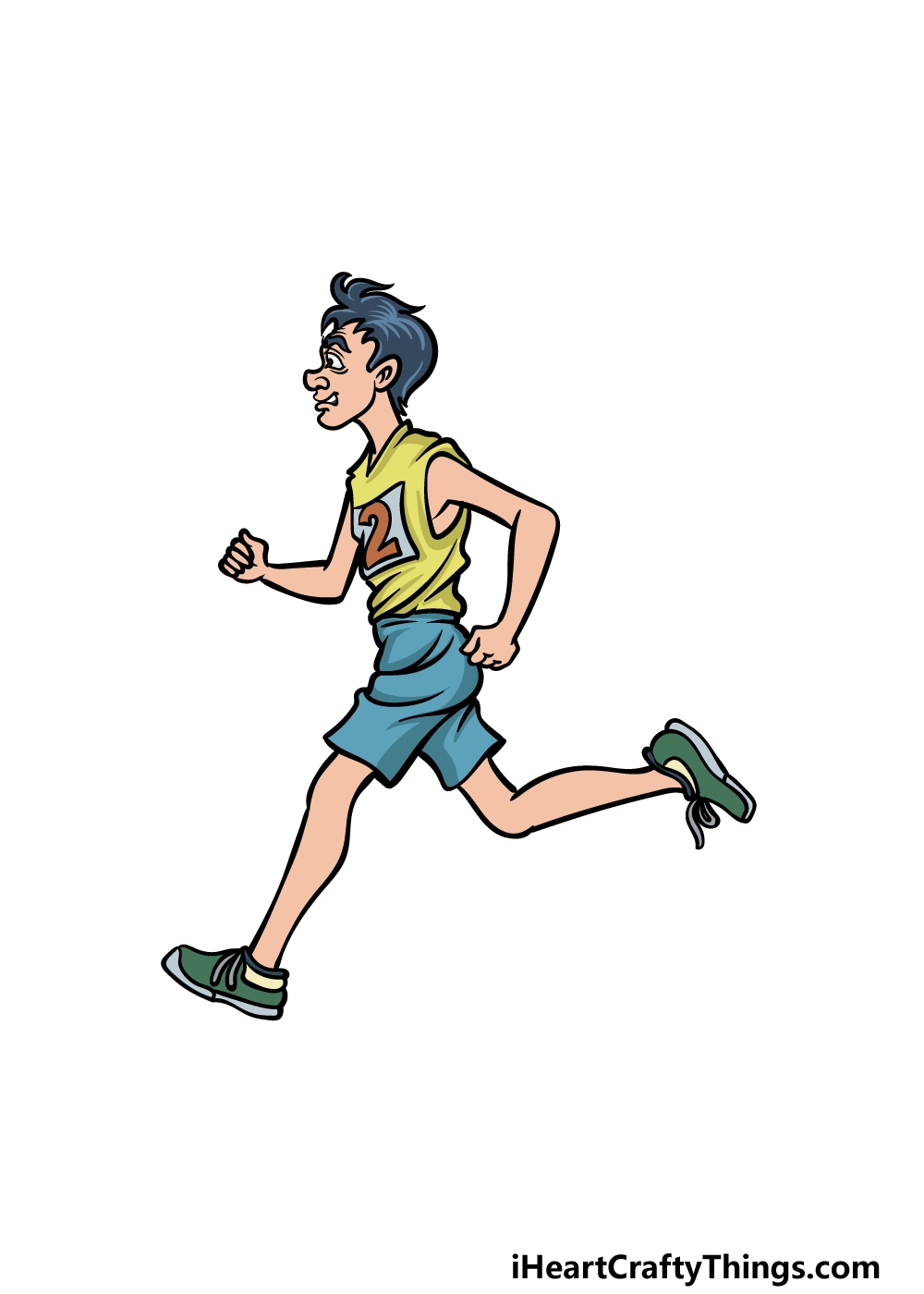 Running Drawing How To Draw Running Step By Step