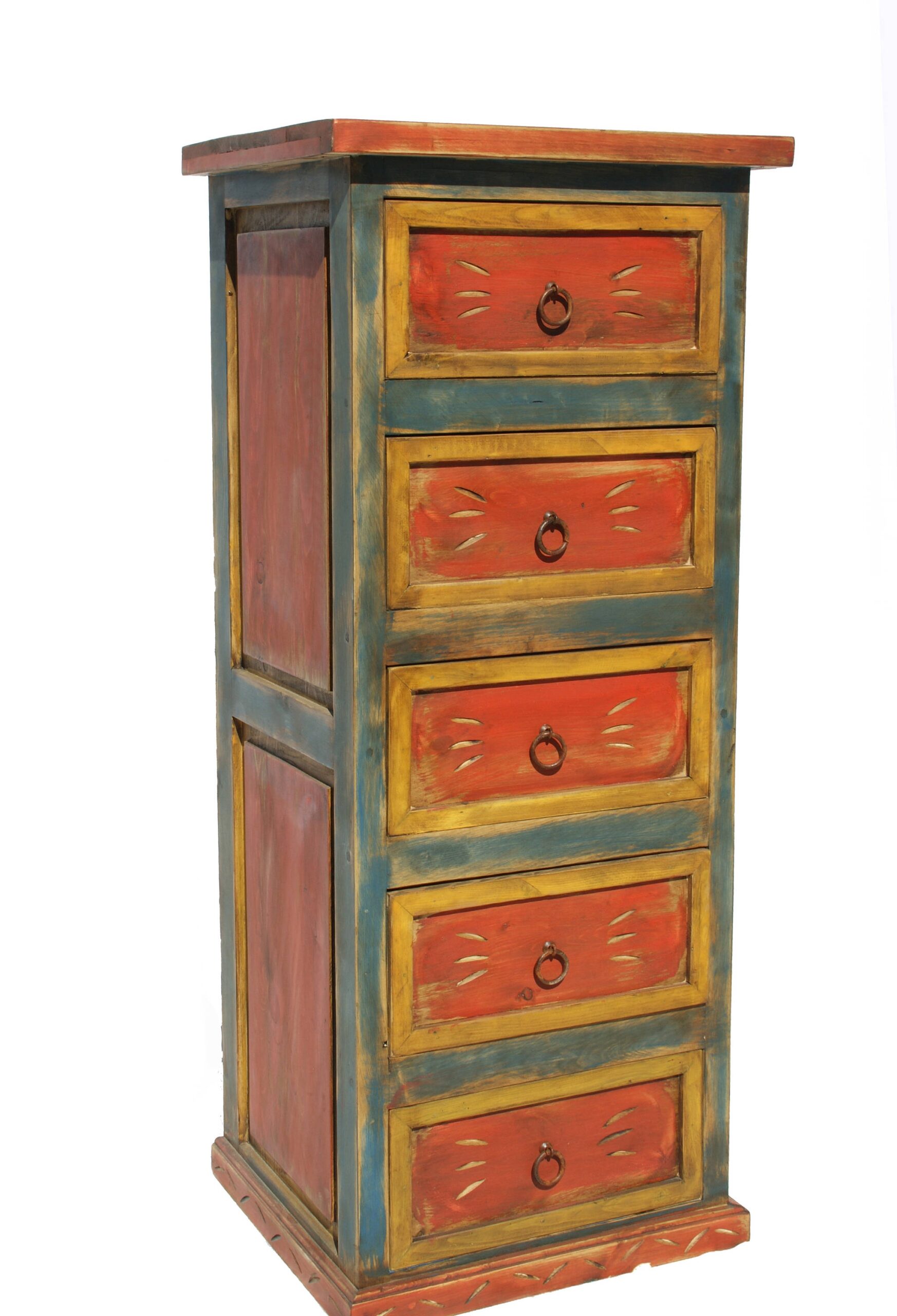 Rustic Spanish Multi color Dresser Moreno s Furniture
