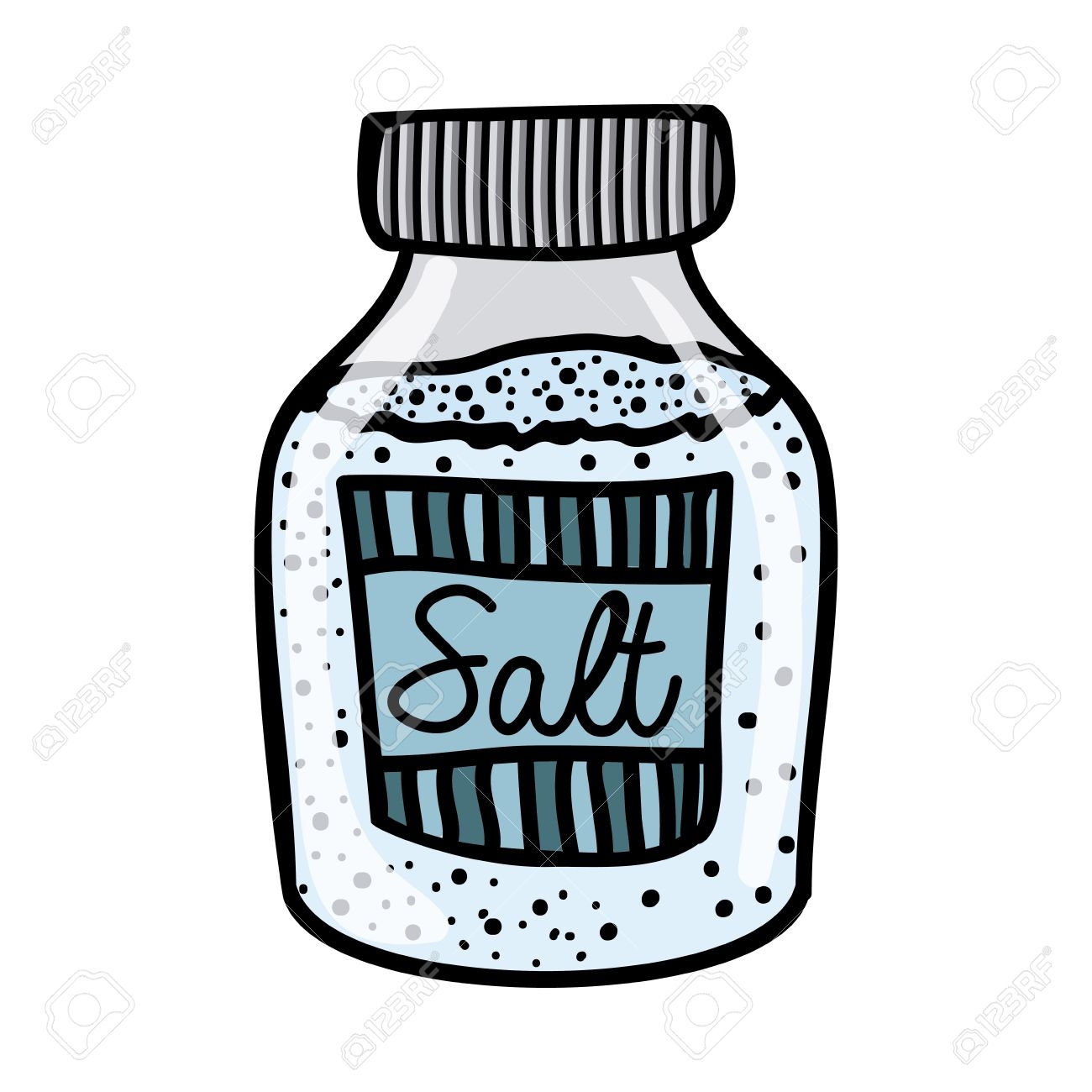 Salt Drawing Over White Background Vector Illustration Royalty Free SVG Cliparts Vectors And Stock Illustration Image 22770005 