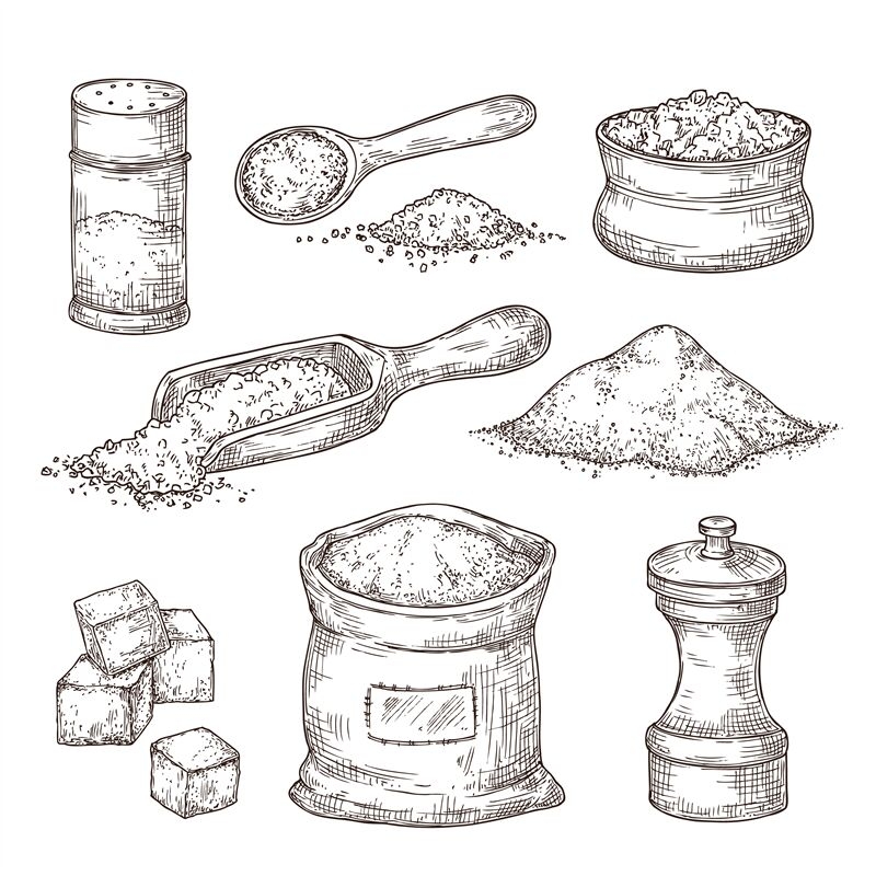 drawing of salinity