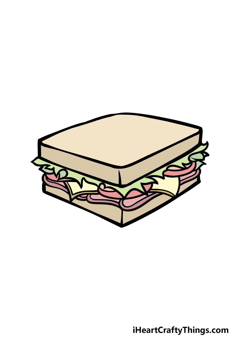 sandwich drawing