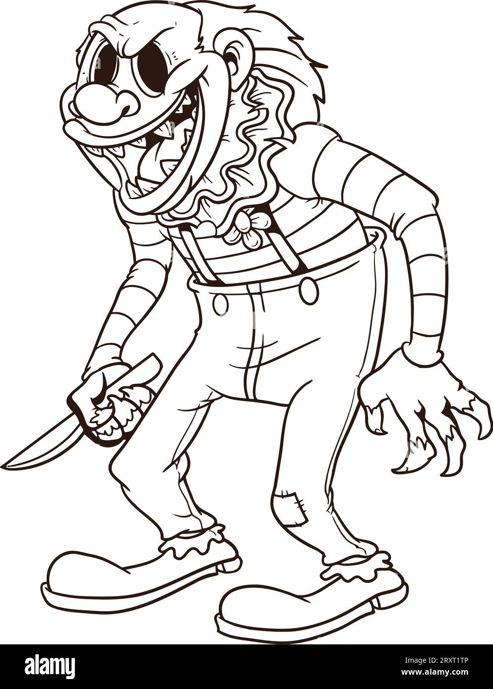 Scary Clown Drawing Hi res Stock Photography And Images Page 2 