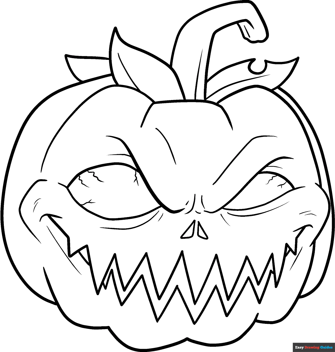 free printable pumpkin coloring page