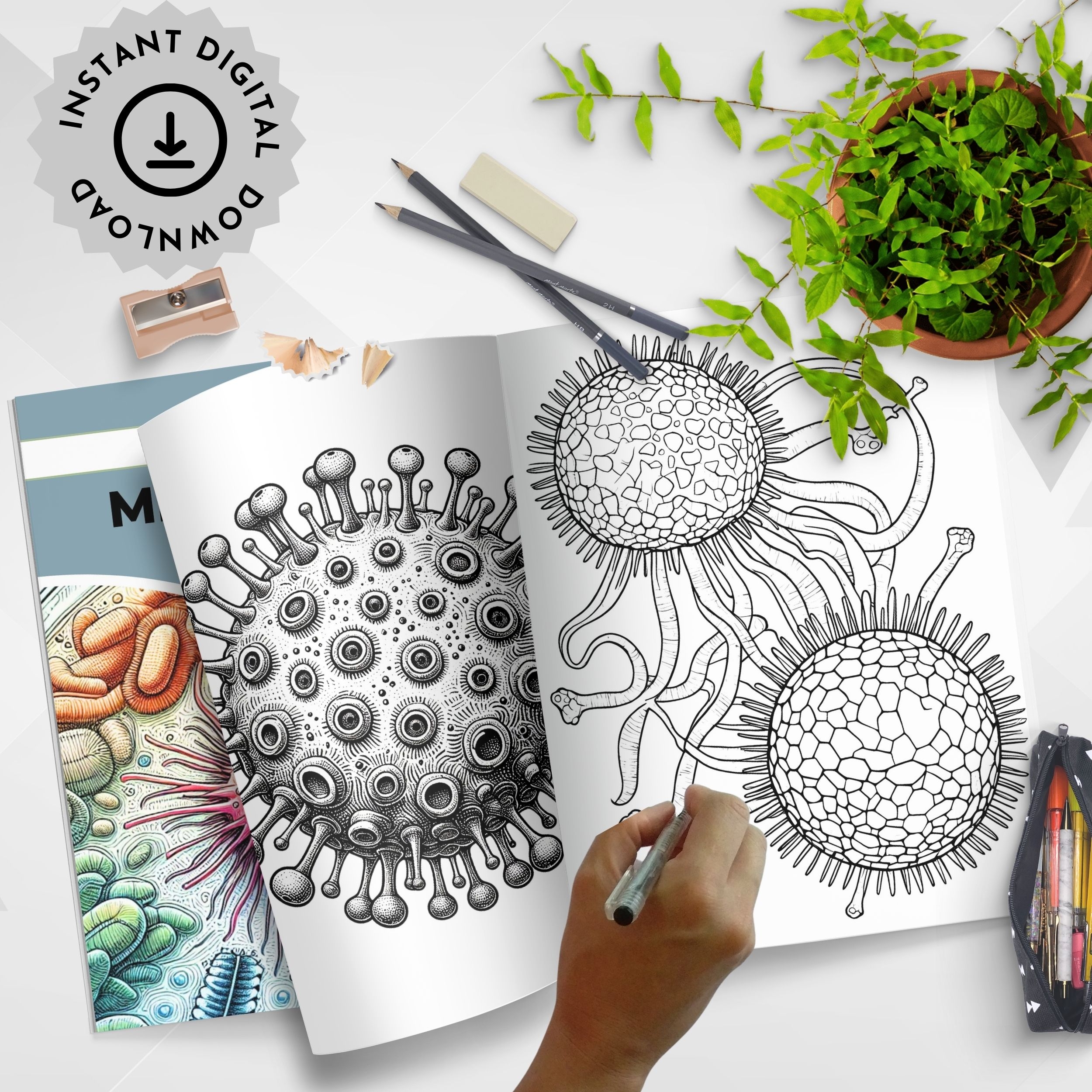 science coloring pages for adults