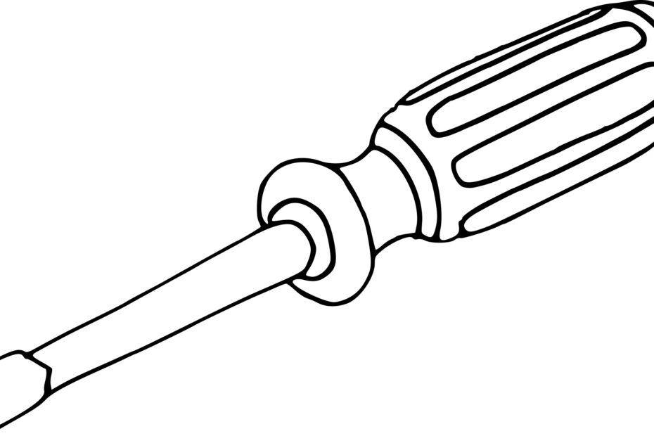 Screwdriver Coloring Page Free Printable Coloring Pages On Coloori