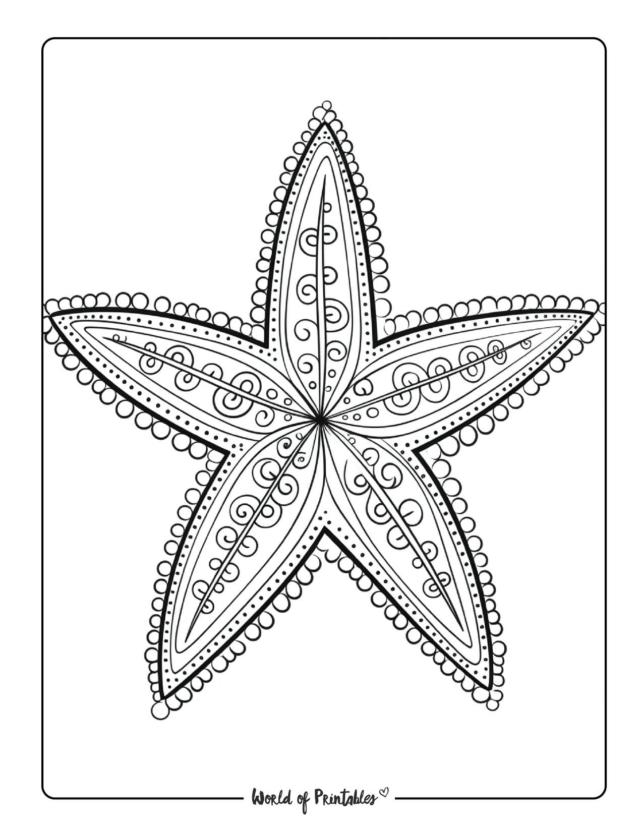Sea Animal Coloring Pages For Kids U0026 Adults World Of Printables