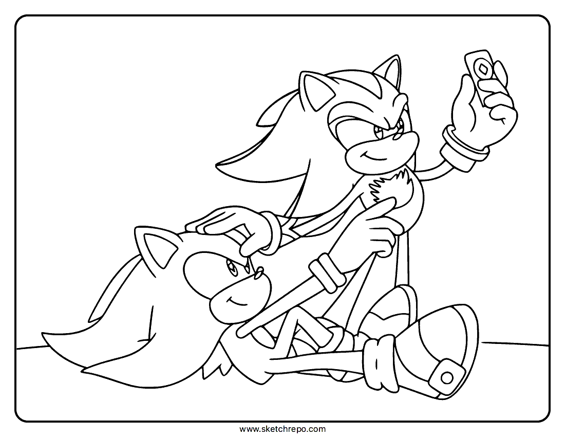 Shadow Coloring Pages Sketch Repo