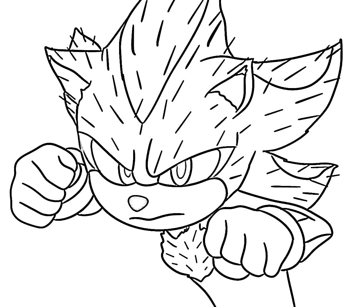 shadow coloring sheet