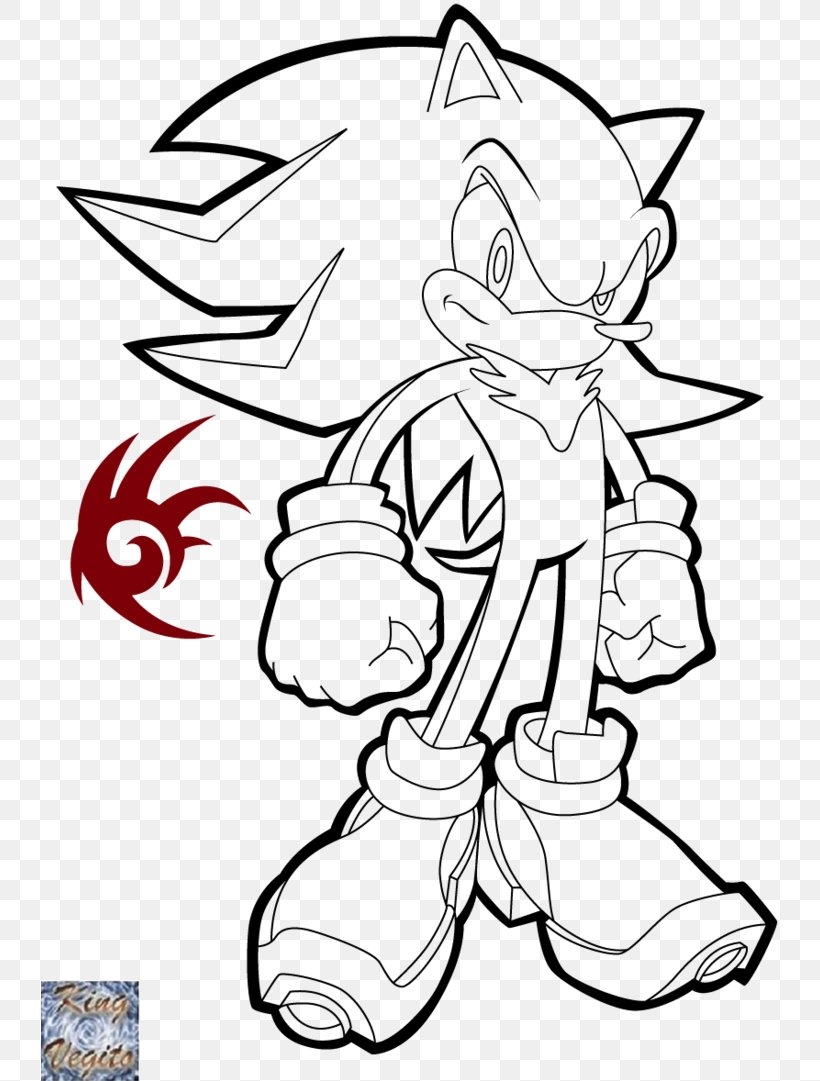 Shadow The Hedgehog Super Shadow Sonic The Hedgehog Coloring Book 