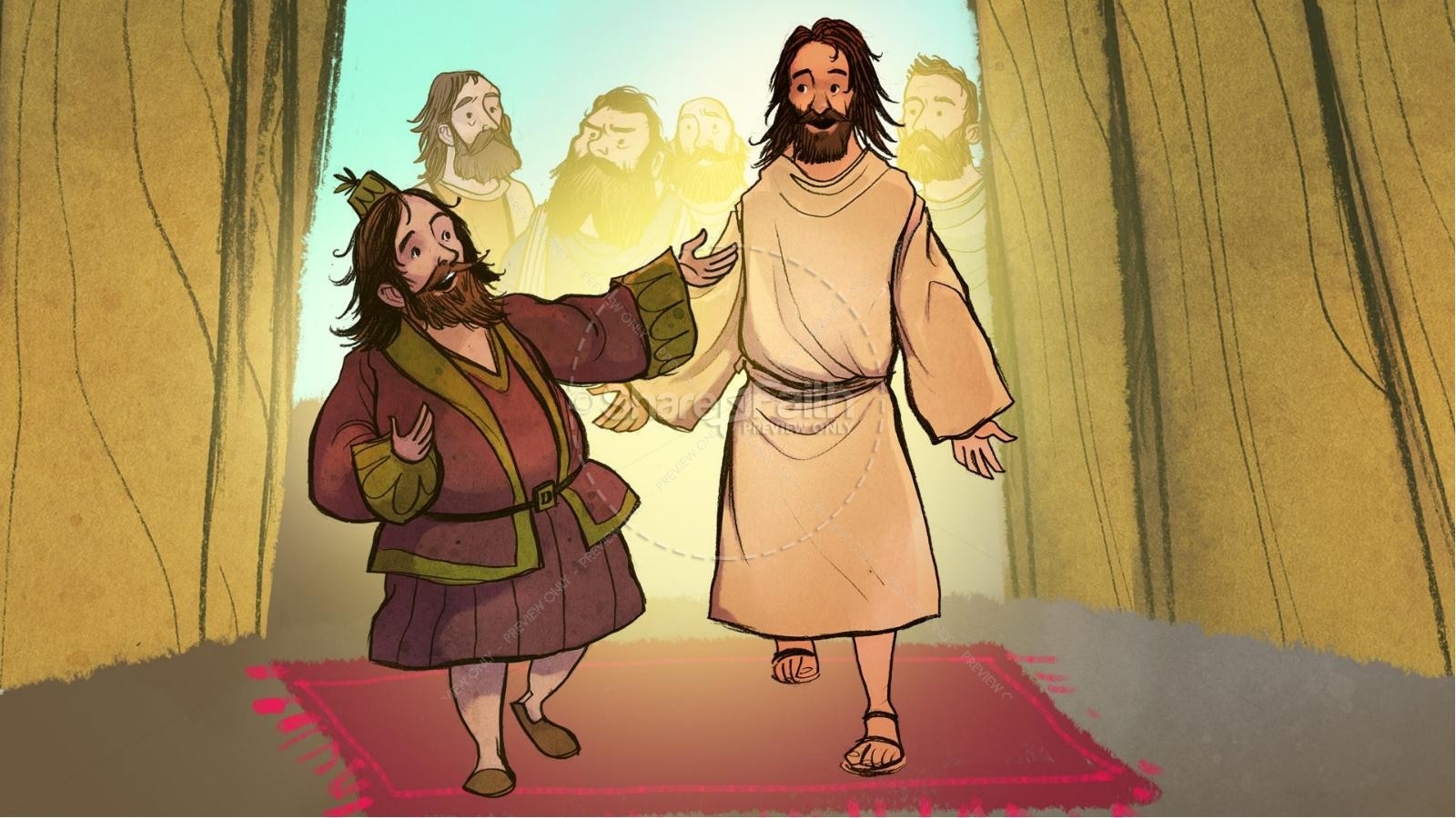 ShareFaith Media Luke 19 Story Of Zacchaeus Kids Bible Lesson 