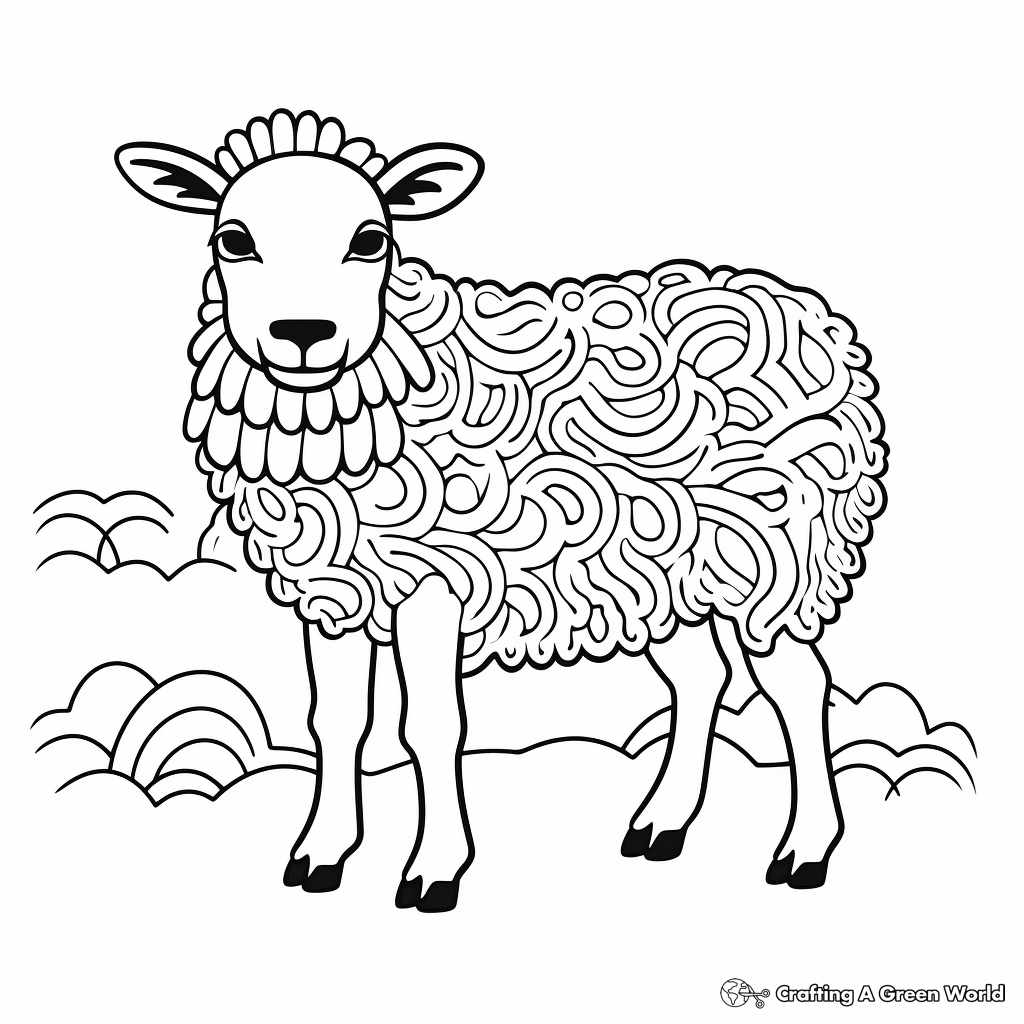 Sheep Coloring Pages Free U0026 Printable 