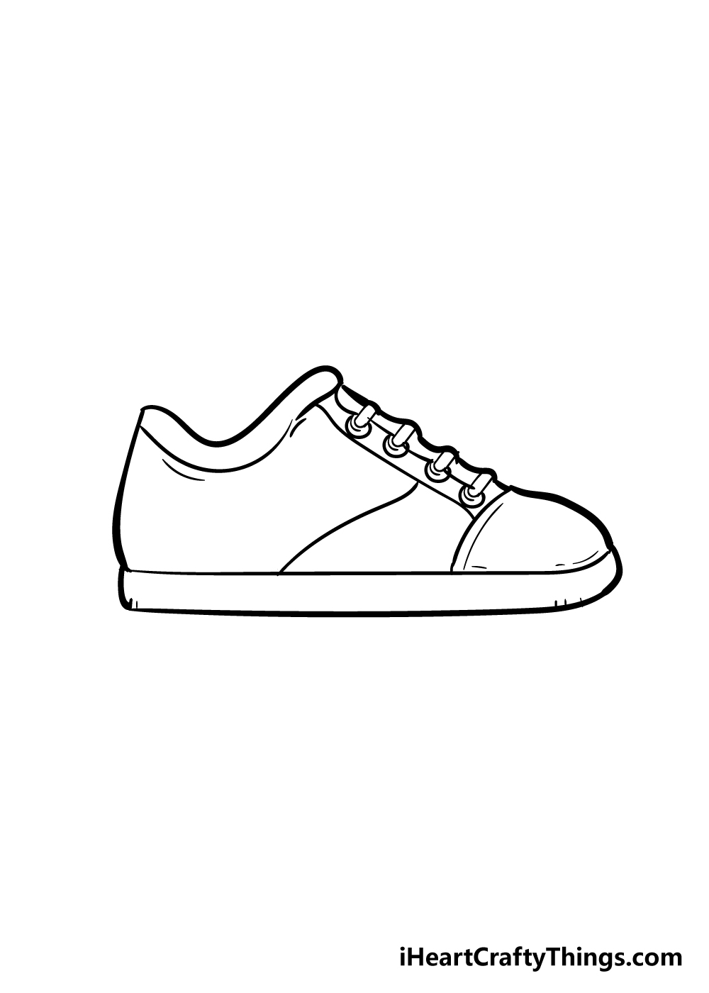 Shoe Drawing How To Draw A Shoe Step By Step