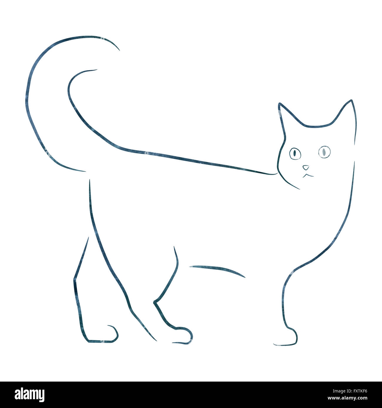 Simple Line Drawing Hi res Stock Photography And Images Alamy