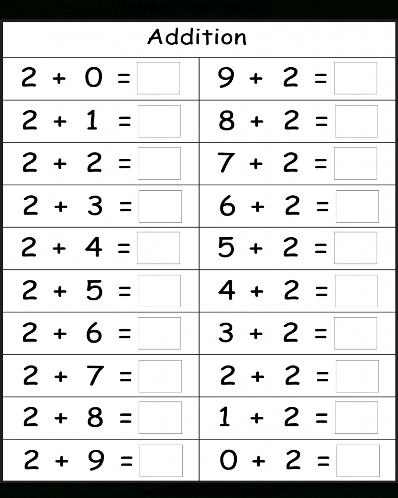 simple math sheets