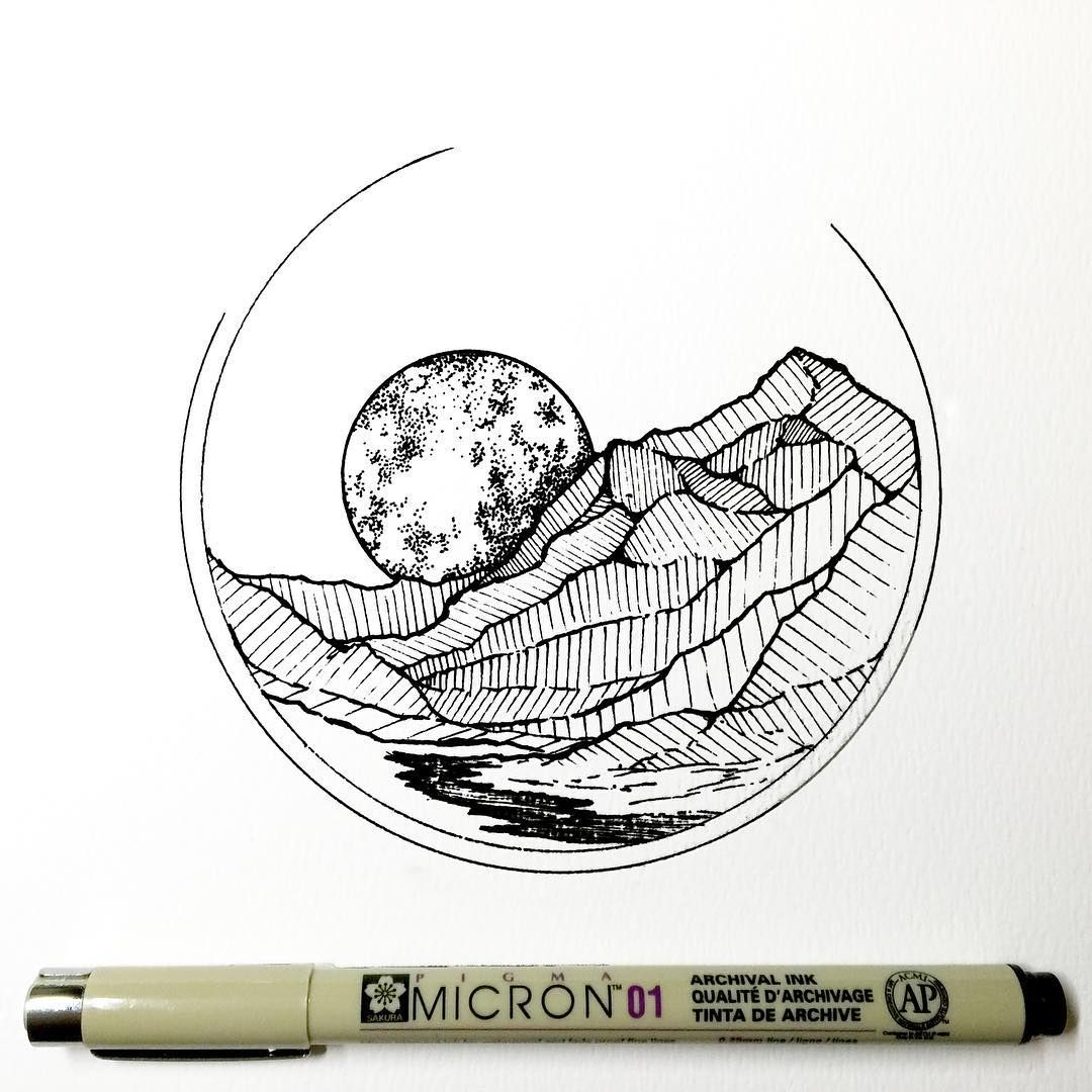 ink pen drawing