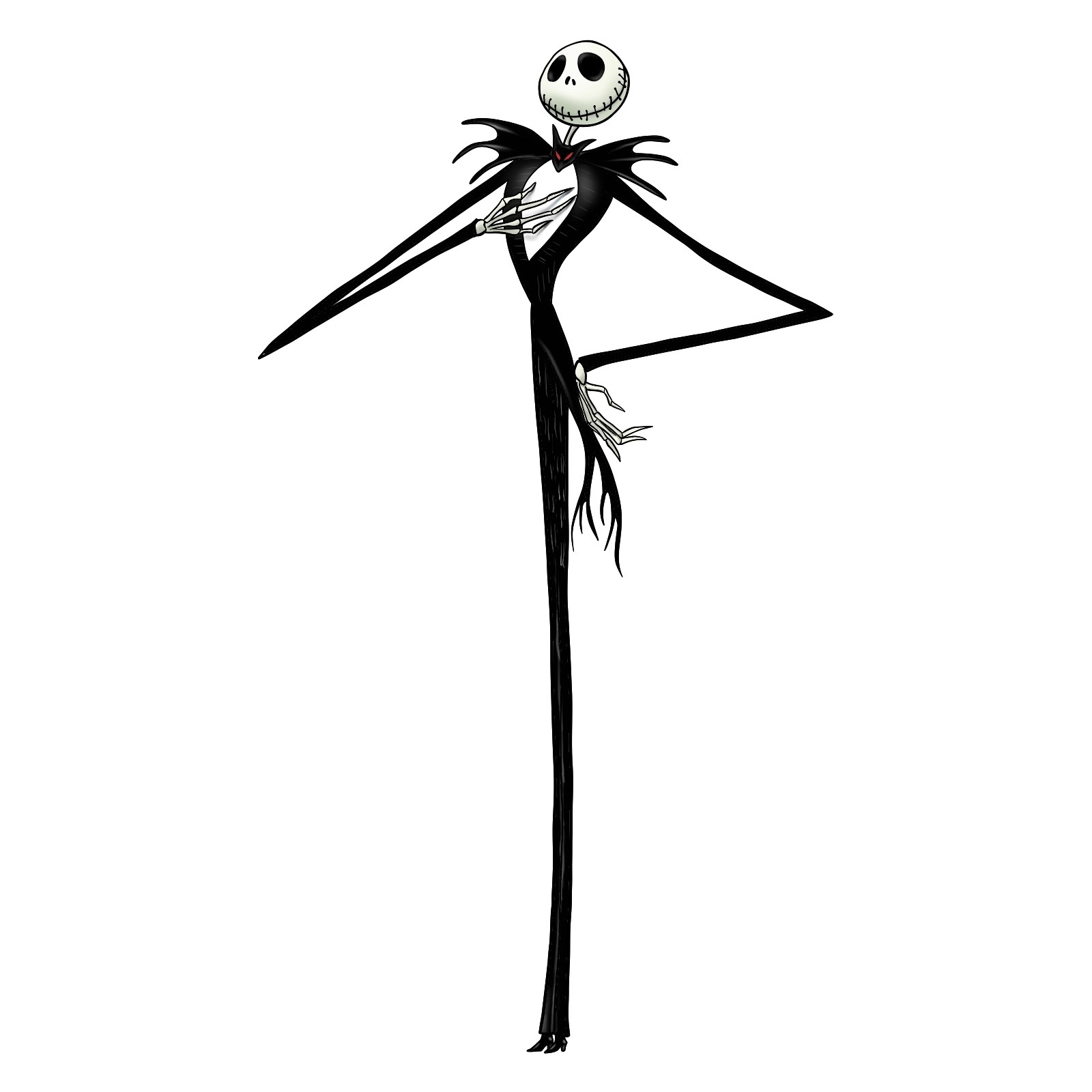 jack the skeleton drawing