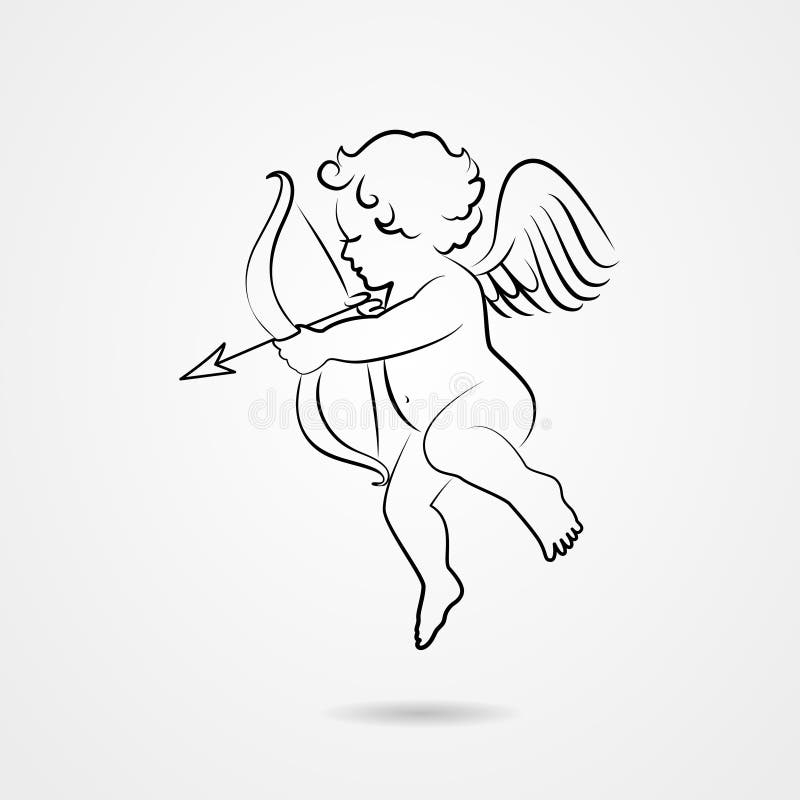Sketch Cupid Stock Illustrations 5 859 Sketch Cupid Stock Illustrations Vectors U0026 Clipart Dreamstime