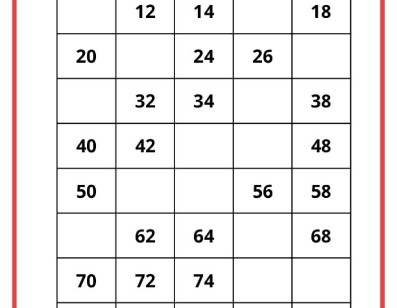 Skip Counting By 2 Worksheets K12 Math Worksheets