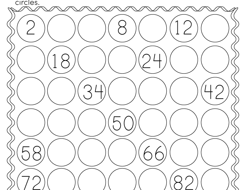 Skip Counting By 2s Worksheet For 1st Grade Free Printable