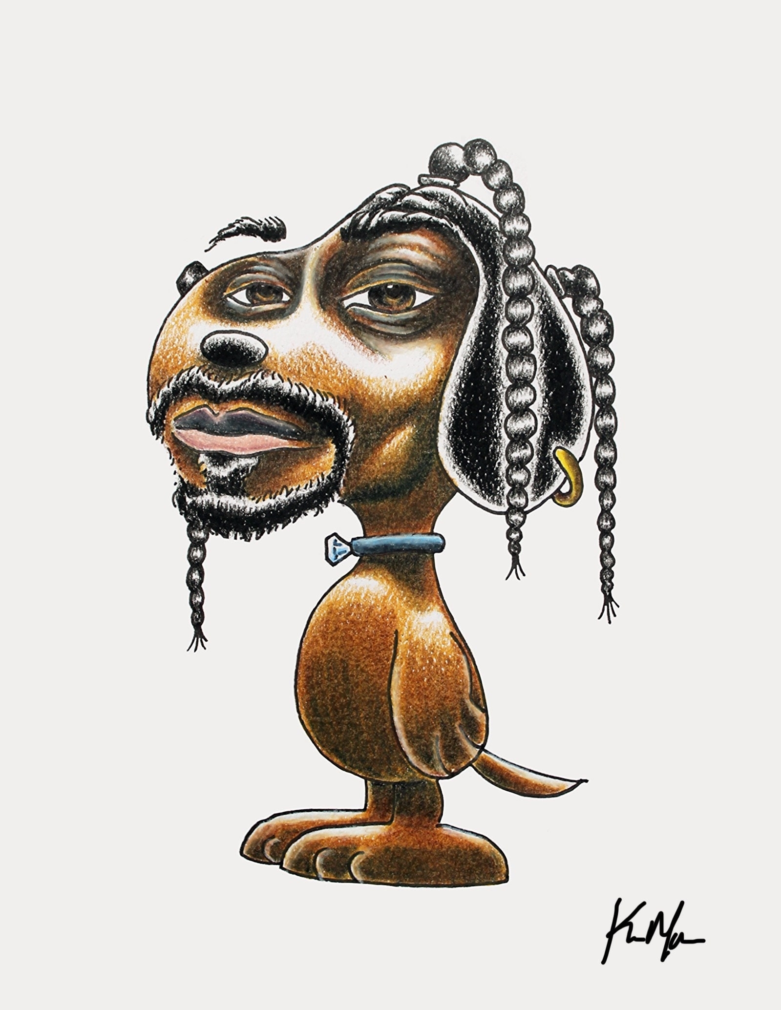 snoop dogg drawing