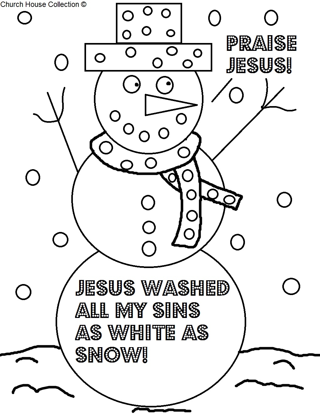 free christian coloring pages christmas