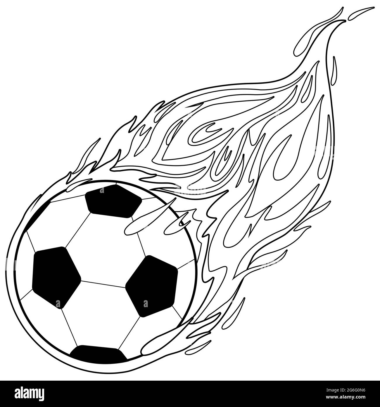 Soccer Ball Coloring Page Hi res Stock Photography And Images Alamy