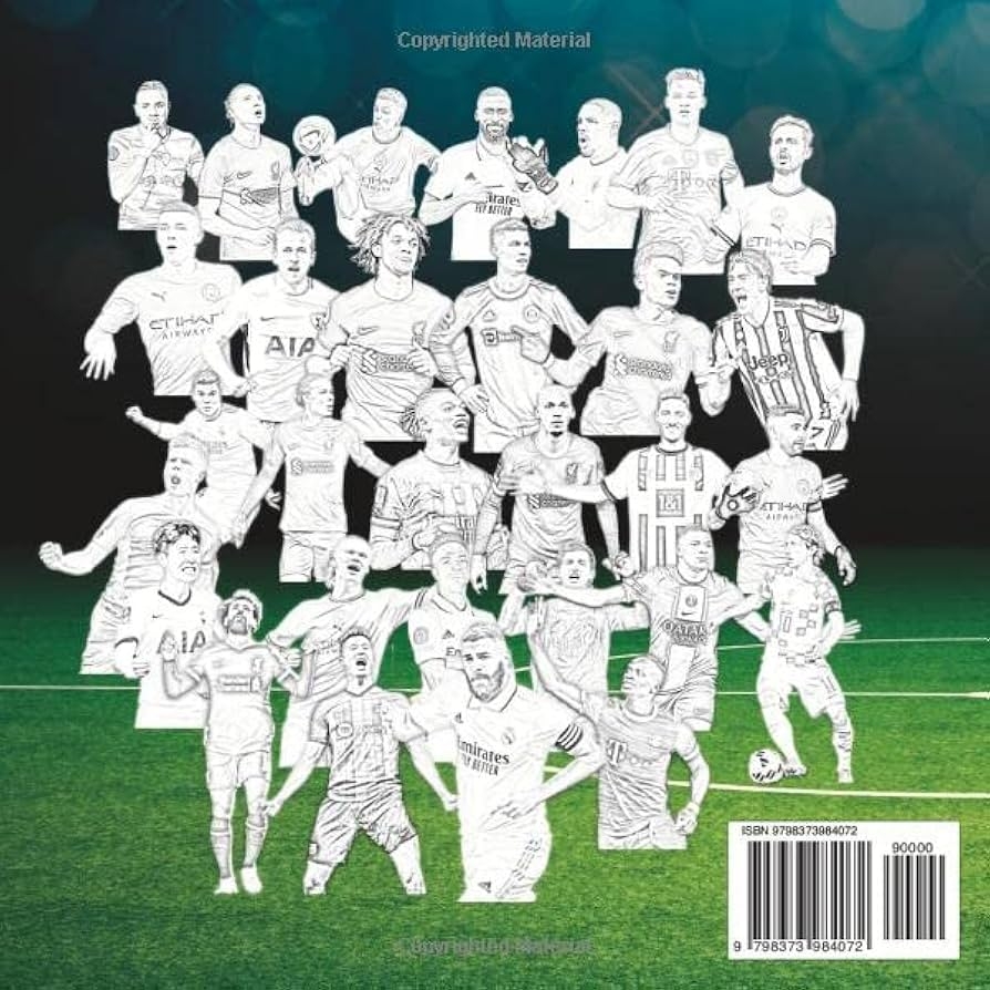 Soccer Coloring Book Top 30 Soccer Players Football Coloring Book For Kids Color The World s Best Soccer Players Amazon co uk Creative Book Koala 9798373984072 Books