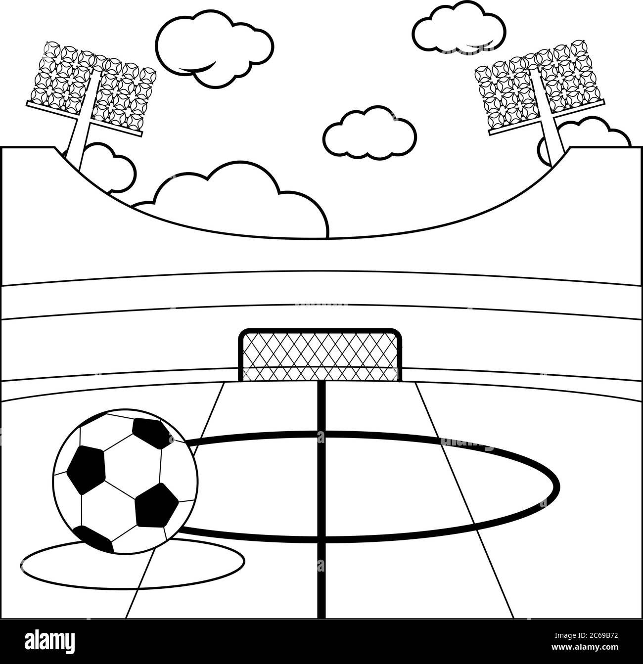 soccer pictures to color