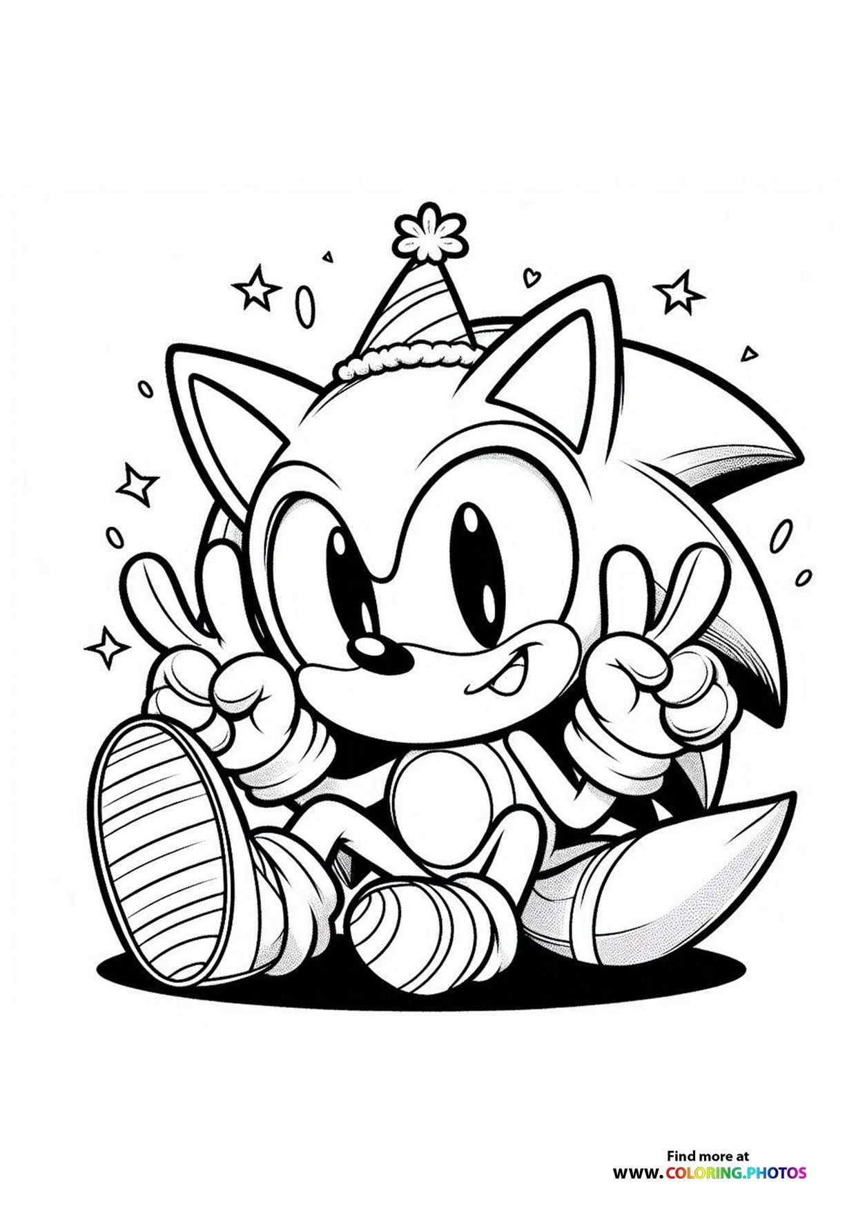 sonic hedgehog coloring sheets