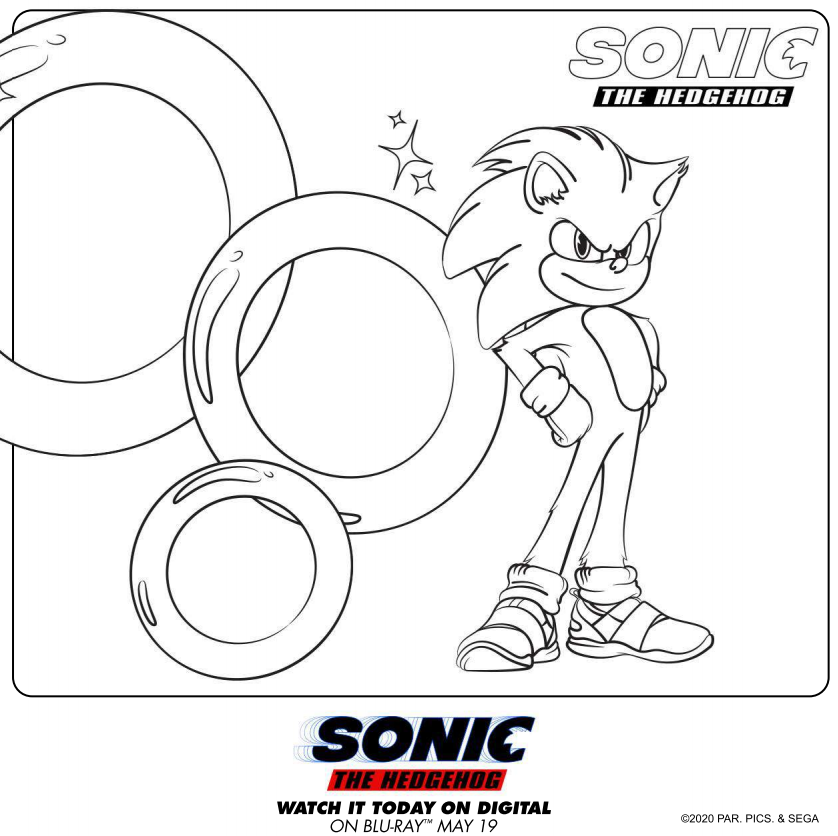 printable sonic the hedgehog pictures