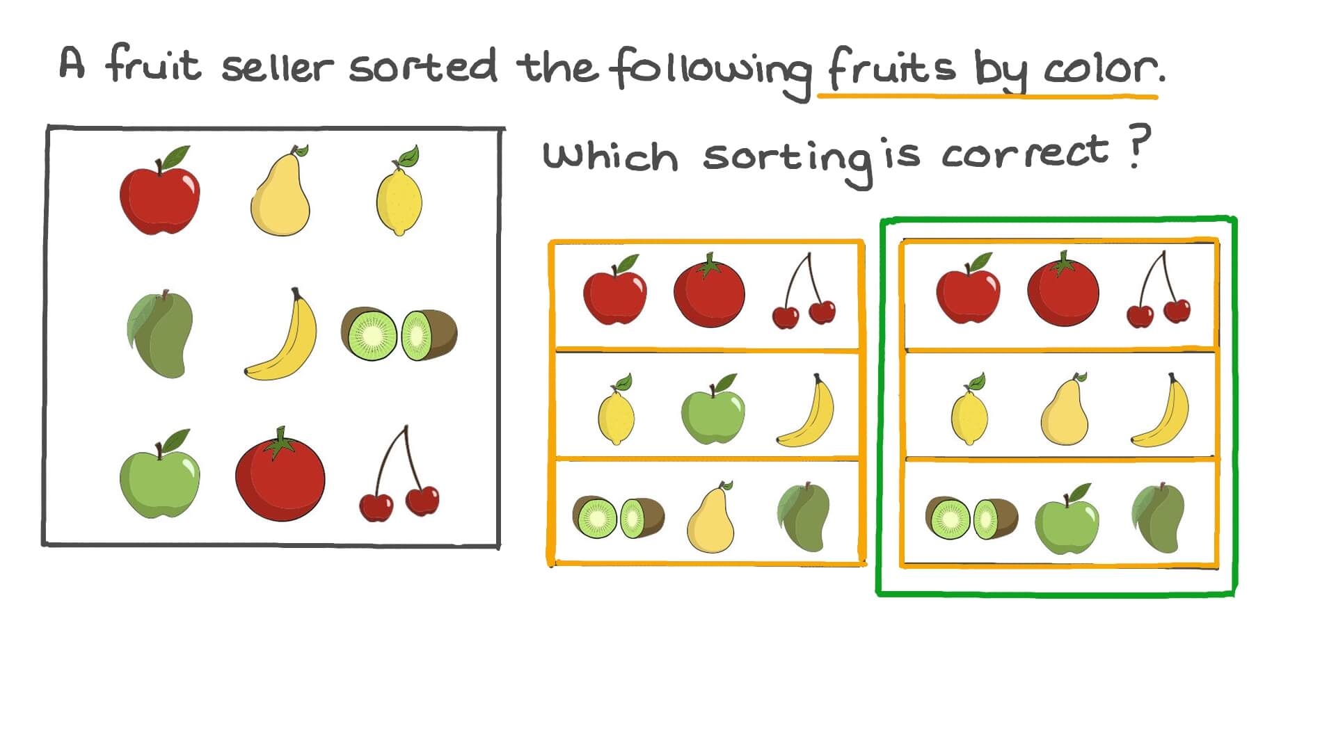 Sorting Objects By Color