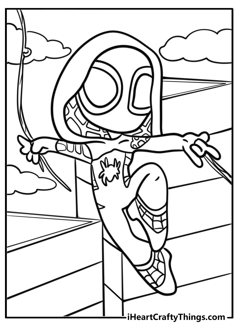 free spider coloring pages printable