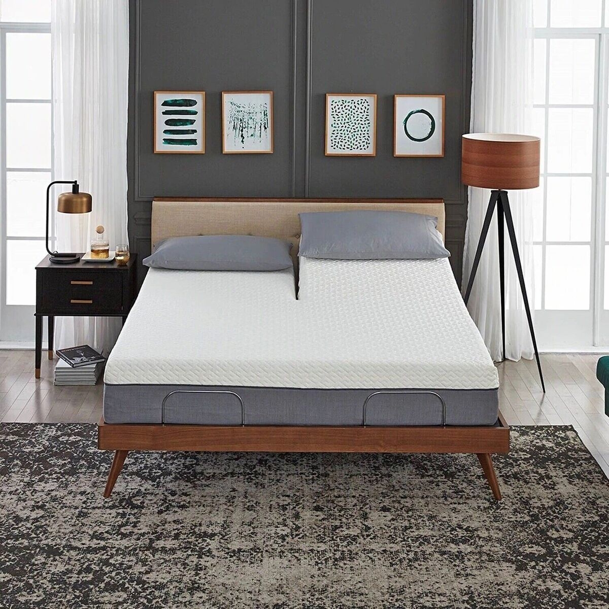 Split Top Flex King Sheet 4 Pc Set For Sleep Number Bed 1900 Count Deep Pockets