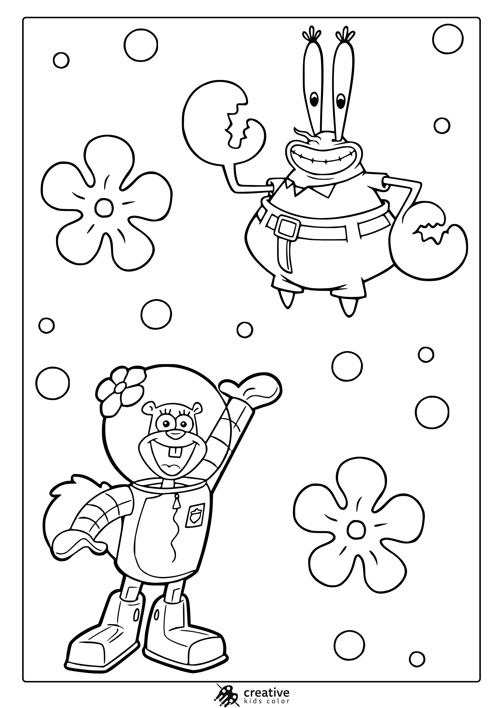 coloring pages of spongebob printable