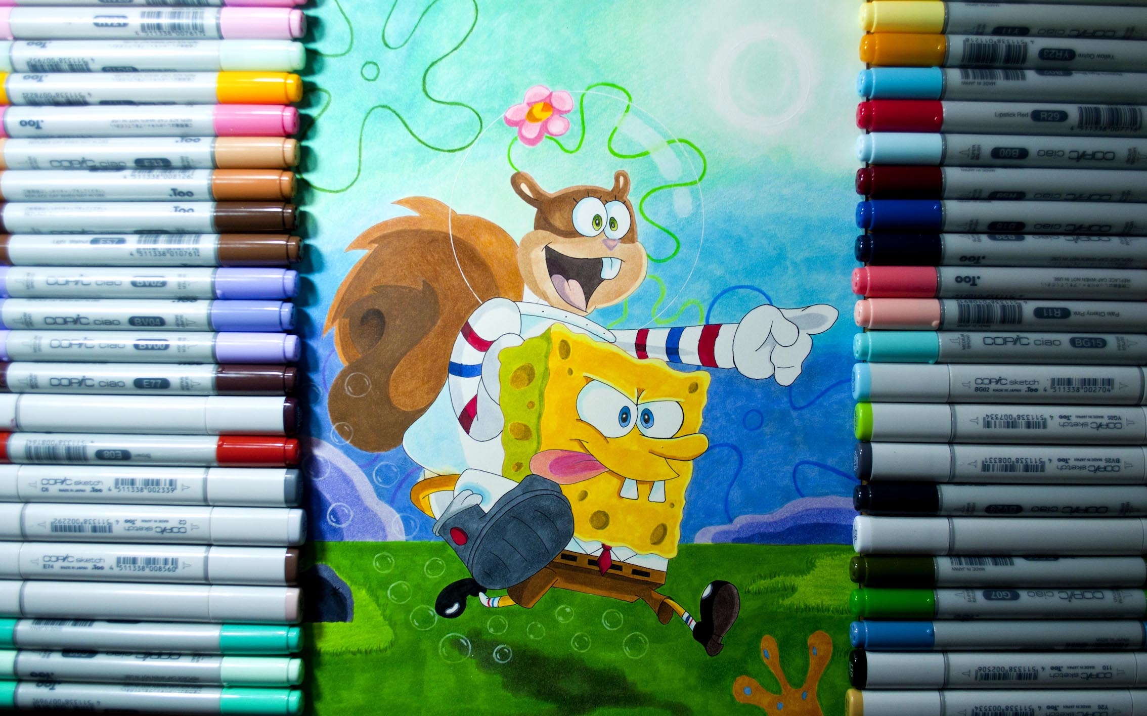 spongebob squarepants drawing