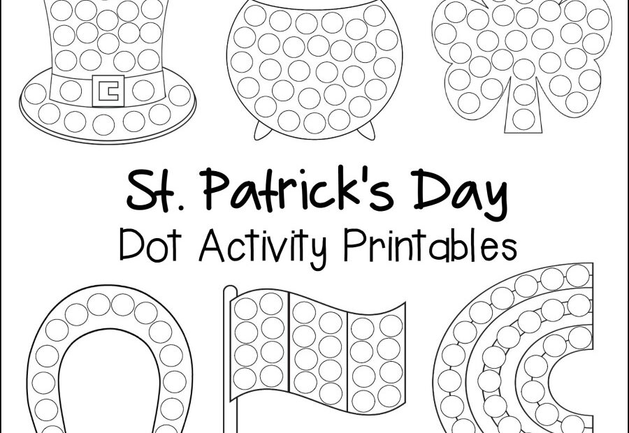 St Patrick s Day Dot Activity Printables The Resourceful Mama