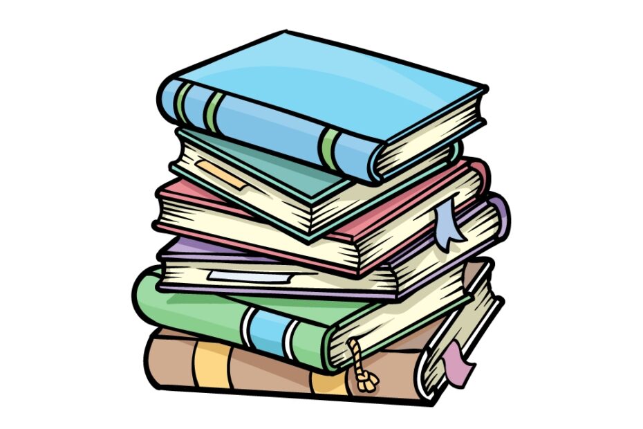 Stack Of Books Drawing How To Draw A Stack Of Books Step By Step