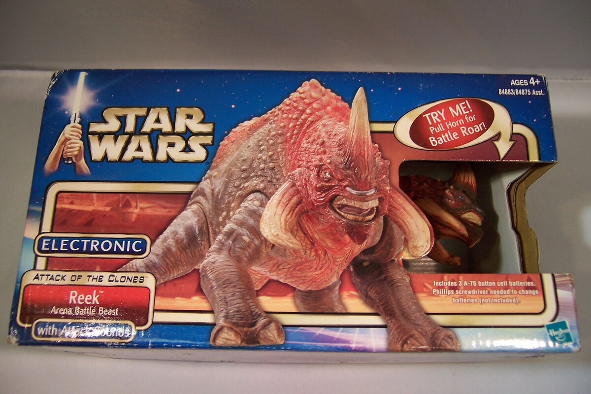 STAR WARS ATTACK OF THE CLONES REEK ARENA BATTLE BEAST DELUXE ACTION FIGURE NEW EBay