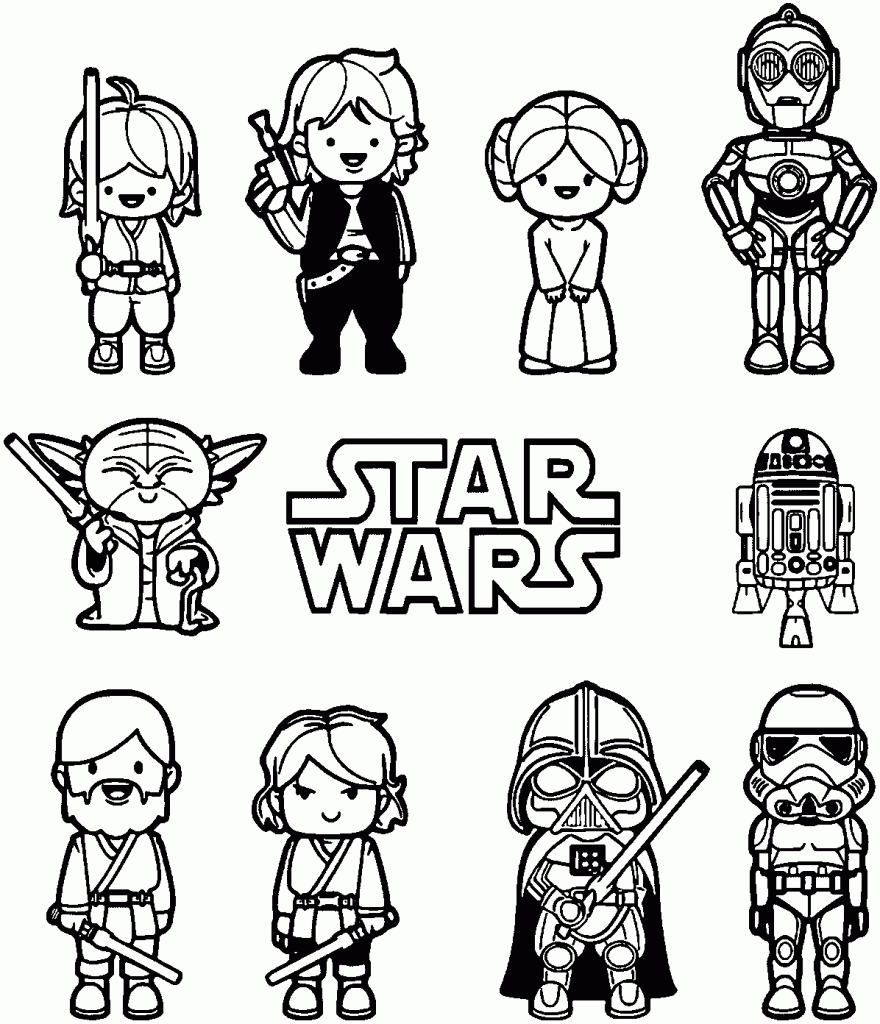 Star Wars Coloring Pages Free Printable Star Wars Coloring Pages