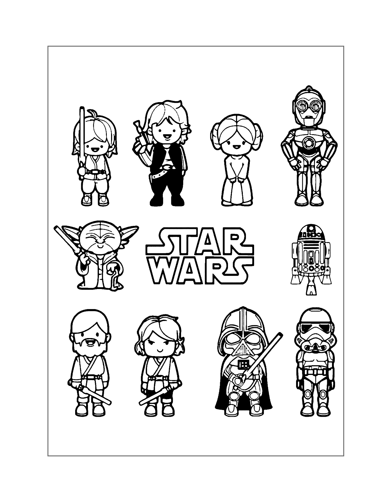 Star Wars Coloring Pages Printable Coloring Pages FREE
