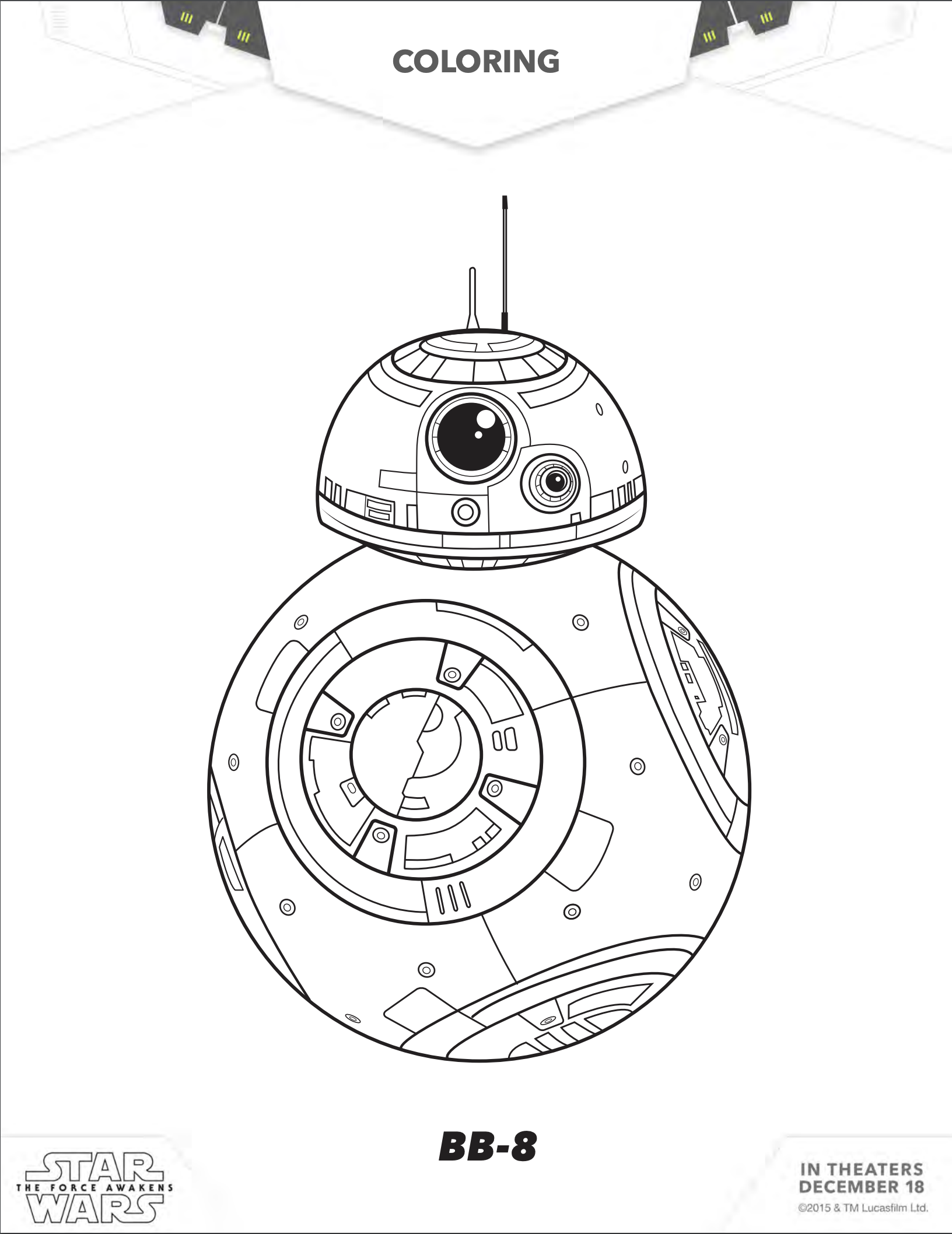star wars printables coloring pages