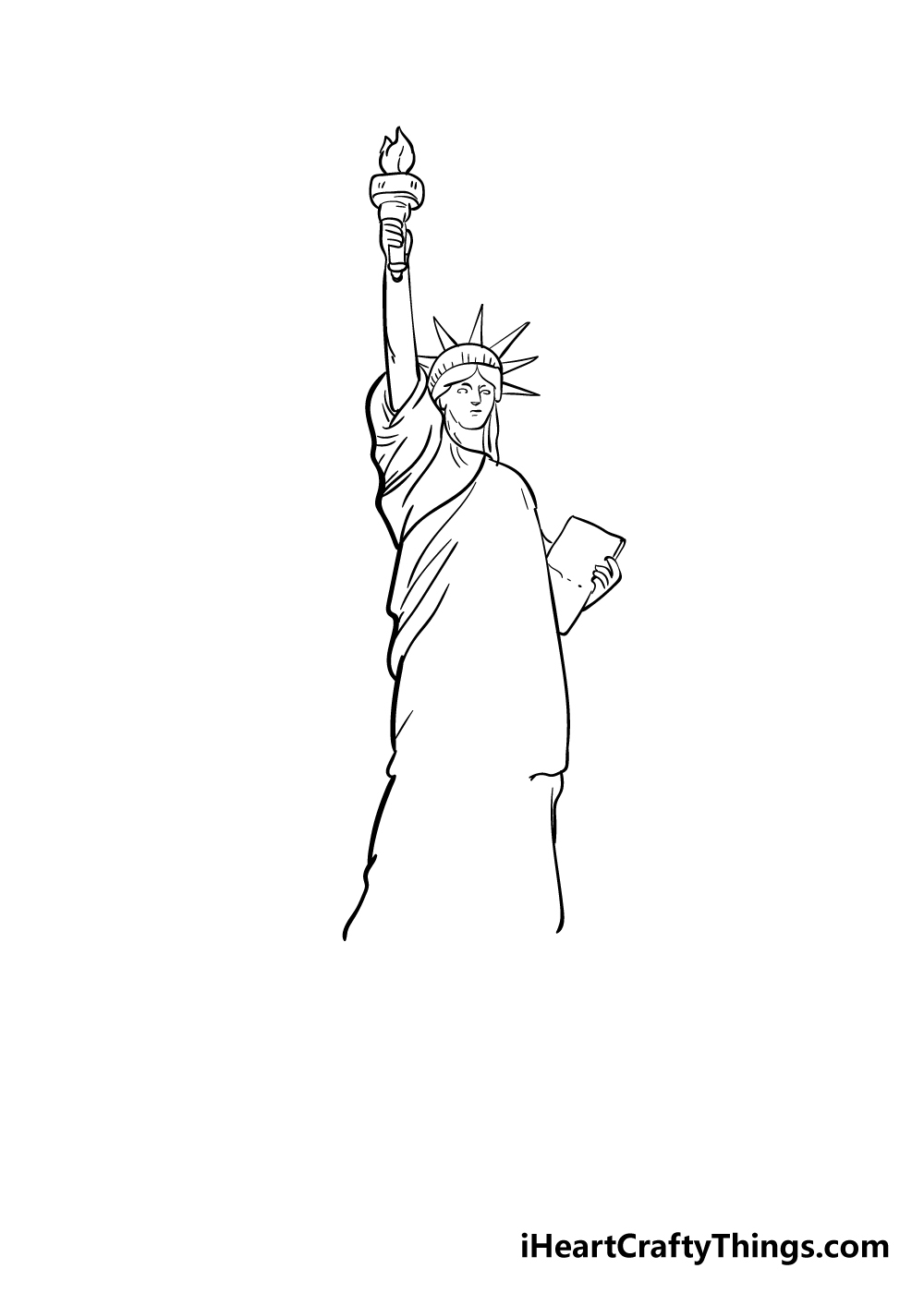 draw the statue of liberty